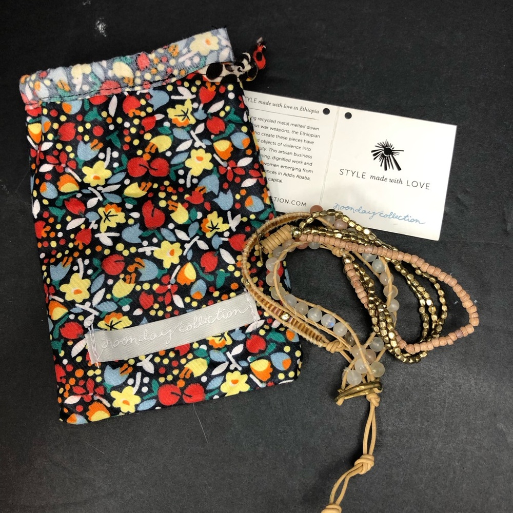Noonday collection beaded wrap bracelet